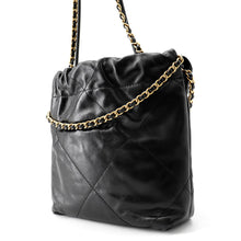 将图像加载到图库查看器中,CHANEL CHANEL 22 Shoulder Bag BlackAS3980 Shiny Calf Leather Size Mini