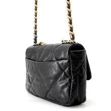 将图像加载到图库查看器中,CHANEL CHANEL19 ChainShoulder Bag BlackAS1160 Shiny Lambskin