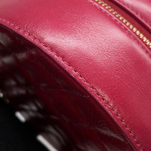 Load image into Gallery viewer, CHANEL Round ChainShoulder Bag PinkPurple Leather