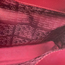 将图像加载到图库查看器中,CARTIER Must Line Shoulder Bag Bordeaux Leather