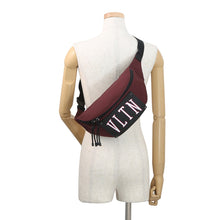 Load image into Gallery viewer, Valentino Garavani VLTN Logo Crossbody Bag Bordeaux/Black2Y2B0B94LEK_UYN Canvas Leather