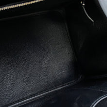 将图像加载到图库查看器中,HERMES Birkin Black Chevre LeatherChevre Coromandel Goatskin Size 30