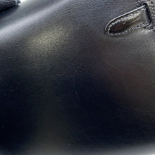 Load image into Gallery viewer, HERMES Mini Kelly Sellier Black Box Calf Leather