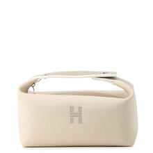 Load image into Gallery viewer, HERMES Brid a Black Natural Canvas Size PM
