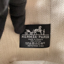 Load image into Gallery viewer, HERMES Brid a Black Natural Canvas Size PM