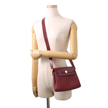 将图像加载到图库查看器中,HERMES Herbag zip Rouge H Toile Military Vache Hunter Leather Size Mini