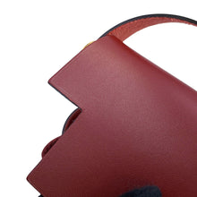 将图像加载到图库查看器中,HERMES Herbag zip Rouge H Toile Military Vache Hunter Leather Size Mini