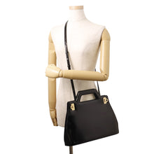 Load image into Gallery viewer, Ferragamo Wanda 2-way Tote Bag Black213984 761287 Patent Leather Size Medium