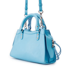 将图像加载到图库查看器中,BALENCIAGA Neo Classic City 2wayBag Light Blue638524 Leather Size Mini