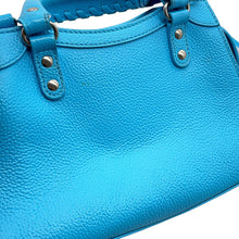 将图像加载到图库查看器中,BALENCIAGA Neo Classic City 2wayBag Light Blue638524 Leather Size Mini