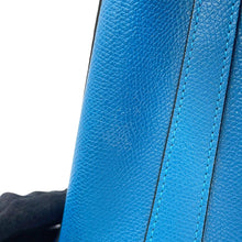 Load image into Gallery viewer, Valextra Valextra Triennale 2-way Bag Blue Leather Size Medium