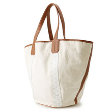 Load image into Gallery viewer, GOYARD Bellara Reversible Tote Bag White/Tan Canvas PVC Leather