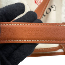 Load image into Gallery viewer, GOYARD Bellara Reversible Tote Bag White/Tan Canvas PVC Leather