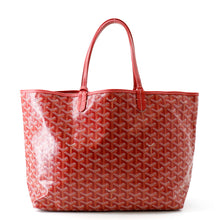 Load image into Gallery viewer, GOYARD Saint-Louis Tote Bag RedSTLOUIPMLTY02CL02P PVC Leather Size PM