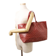 Load image into Gallery viewer, GOYARD Saint-Louis Tote Bag RedSTLOUIPMLTY02CL02P PVC Leather Size PM