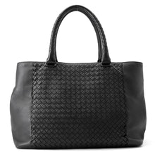 将图像加载到图库查看器中,Bottega Veneta INTRECCIATO Tote Bag Black428331 Leather