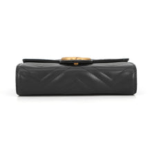 将图像加载到图库查看器中,GUCCI GG Marmont Chain wallet Black474575 Leather