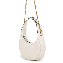 Load image into Gallery viewer, GUCCI GG Marmont One Shoulder Bag White699514 Leather