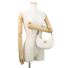 Load image into Gallery viewer, GUCCI GG Marmont One Shoulder Bag White699514 Leather