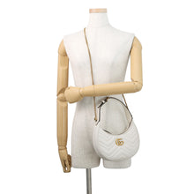 Load image into Gallery viewer, GUCCI GG Marmont One Shoulder Bag White699514 Leather