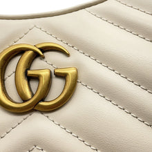 Load image into Gallery viewer, GUCCI GG Marmont One Shoulder Bag White699514 Leather