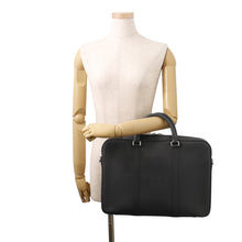 Load image into Gallery viewer, GUCCI Embossed logo business bag Black674174 Leather