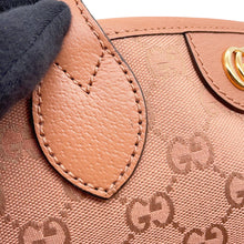 Load image into Gallery viewer, GUCCI Ophidia GGSmall Tote Bag Pink742102 525040 GG Canvas Leather