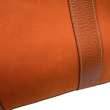 Load image into Gallery viewer, HERMES Garden Party Potiron Orange Toile Officier Negonda Leather Size PM