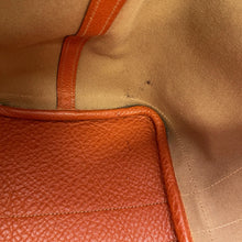 Load image into Gallery viewer, HERMES Garden Party Potiron Orange Toile Officier Negonda Leather Size PM