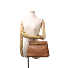 Load image into Gallery viewer, HERMES Kelly Retourne Gold Courchevel Size 32
