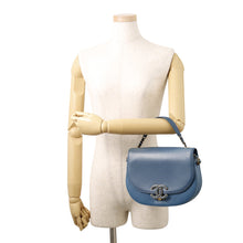 将图像加载到图库查看器中,CHANEL Coco Curve Chain Shoulder Bag BlueA93460 Calf Leather