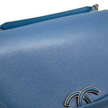 将图像加载到图库查看器中,CHANEL Coco Curve Chain Shoulder Bag BlueA93460 Calf Leather