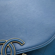 将图像加载到图库查看器中,CHANEL Coco Curve Chain Shoulder Bag BlueA93460 Calf Leather