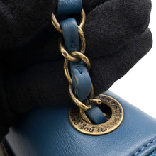 将图像加载到图库查看器中,CHANEL Coco Curve Chain Shoulder Bag BlueA93460 Calf Leather