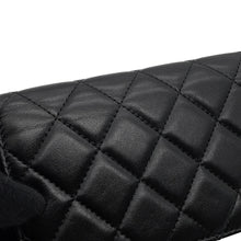 Load image into Gallery viewer, CHANEL Matelasse PearlChain ShoulderPouch BlackAP1838 Lambskin