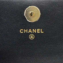 Load image into Gallery viewer, CHANEL Matelasse PearlChain ShoulderPouch BlackAP1838 Lambskin