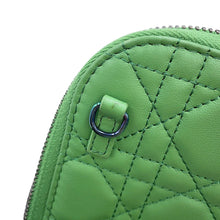 Load image into Gallery viewer, Dior Cannage Shoulder Phone Pouch Jade GreenS08724NEE_M69H Lambskin