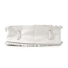 Load image into Gallery viewer, Valentino Garavani Fringe Tote Bag White Leather