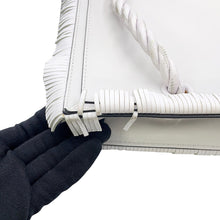 Load image into Gallery viewer, Valentino Garavani Fringe Tote Bag White Leather