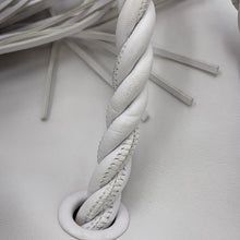 Load image into Gallery viewer, Valentino Garavani Fringe Tote Bag White Leather