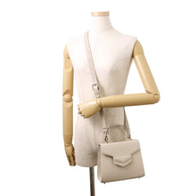 将图像加载到图库查看器中,MORABITO Morabito Prelude Rare 2WAY Handbag Greige Leather