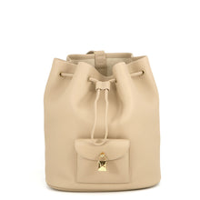 Load image into Gallery viewer, Loro Piana Loro Piana Extra Drawstring Backpack BeigeFAP1404 D0Q7 Leather
