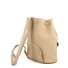 Load image into Gallery viewer, Loro Piana Loro Piana Extra Drawstring Backpack BeigeFAP1404 D0Q7 Leather