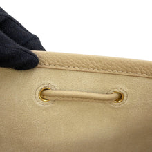 Load image into Gallery viewer, Loro Piana Loro Piana Extra Drawstring Backpack BeigeFAP1404 D0Q7 Leather