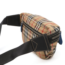 Load image into Gallery viewer, BURBERRY Nova Check Waist Bag Beige4074307 Nylon