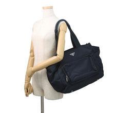 Load image into Gallery viewer, PRADA 2-way baby bag Navy1BG102 Nylon
