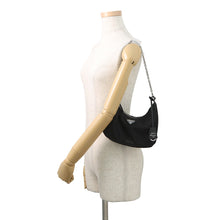 将图像加载到图库查看器中,PRADA Re-Edition 2005 2WAYChainShoulder Bag Black1BH204 Nylon