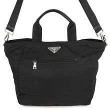 Load image into Gallery viewer, PRADA 2WAY Tote Bag BlackBR4376 Nylon