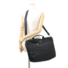 Load image into Gallery viewer, PRADA 2WAY Tote Bag BlackBR4376 Nylon