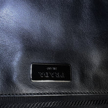 Load image into Gallery viewer, PRADA Leopard Backpack Black/Brown1BZ811 Nylon Leather